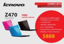 COMEX 2012: Best Deals for Lenovo