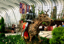War of the Roses at Gardens by The Bay Flower Dome