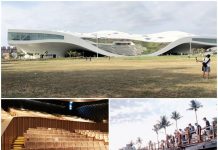 Spectacular National Kaohsiung Center for the Arts (Weiwuying) nestled in the heart of Kaohsiung City Kaohsiung Weiwuying