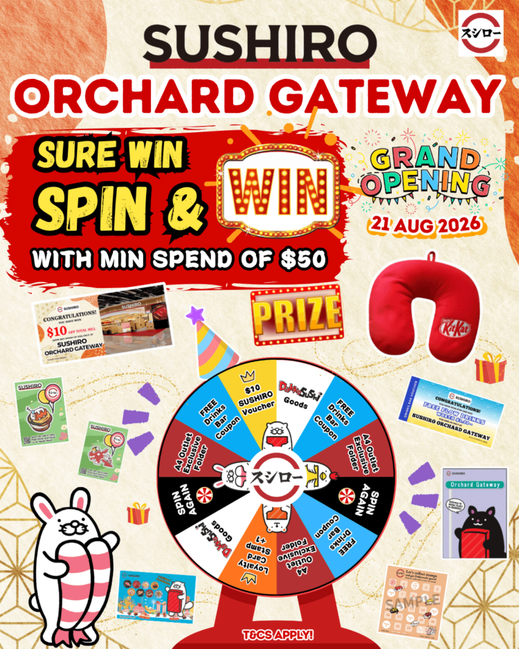 sushiro singapore spin and win
